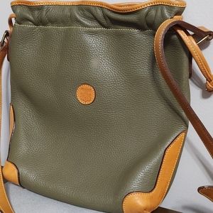 J&F Martell Leather Bag. 11.5 inches. Preloved.